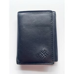 Men's Columbia Black Tri-Fold Leather Wallet